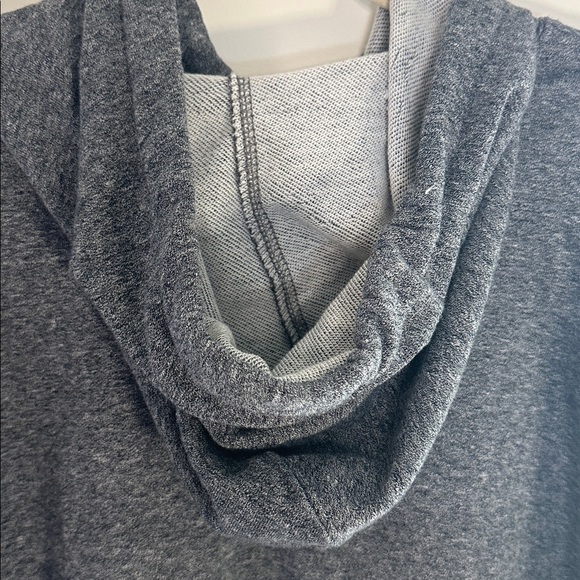 Calvin Klein Jeans Cropped Hoodie Gray Women’s Large CK Logo - Picture 5 of 8